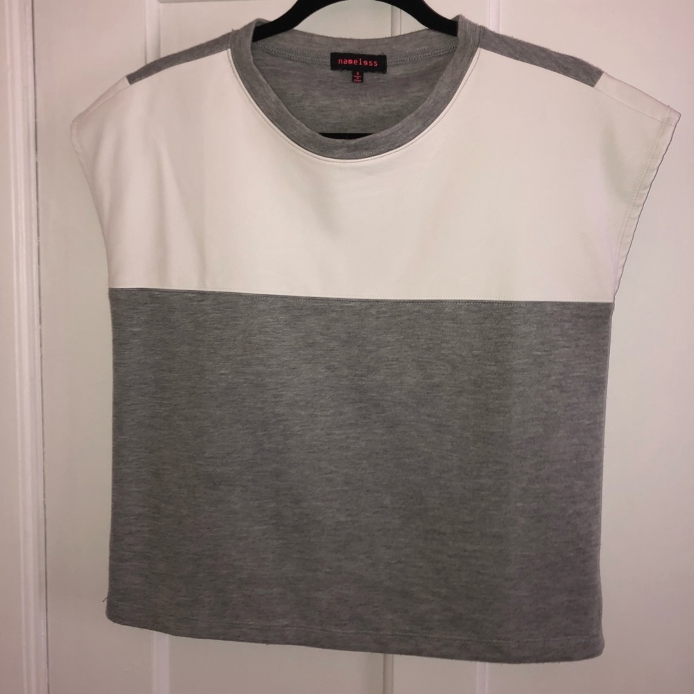 White/Gray Tee